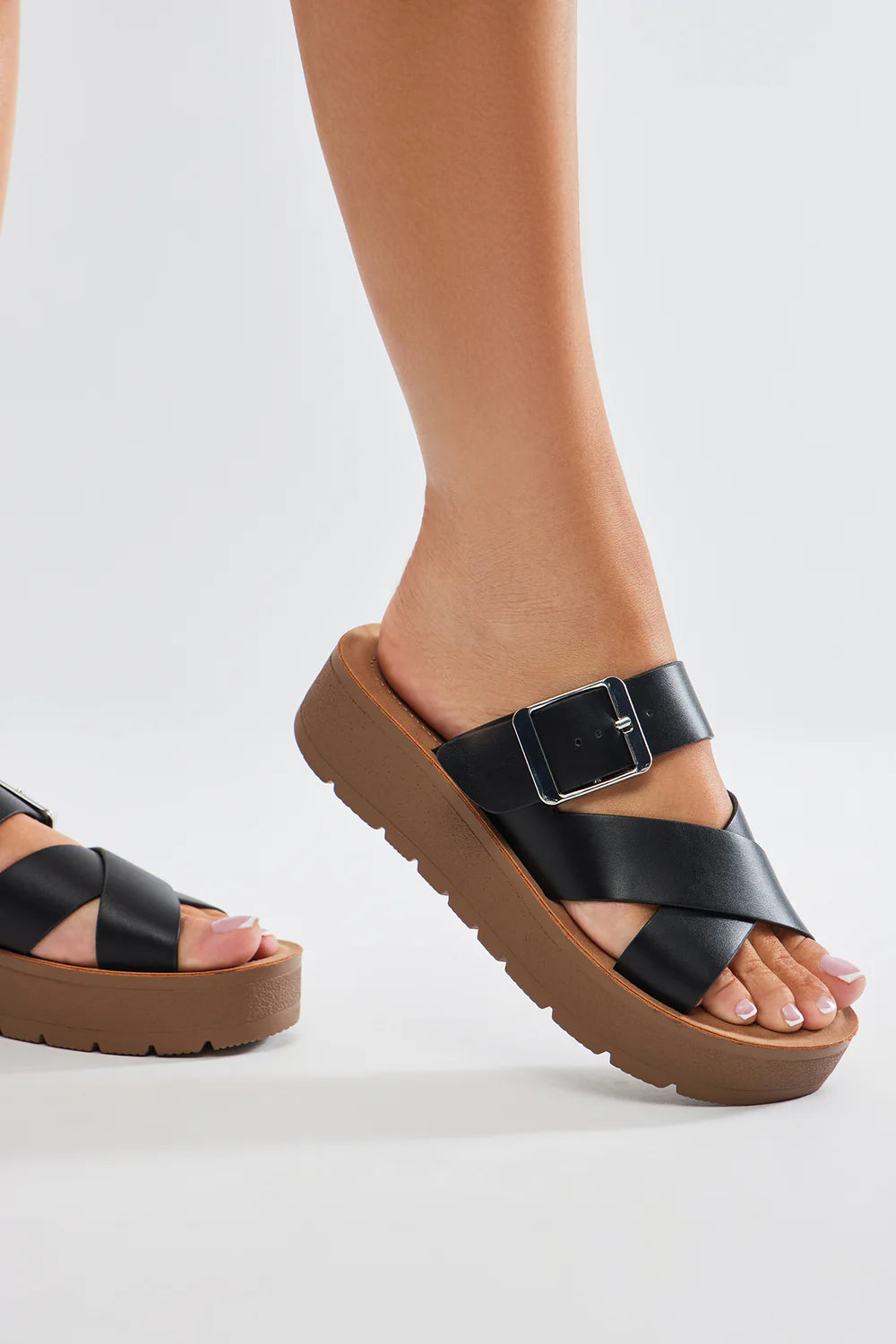 Black Platform Sandal