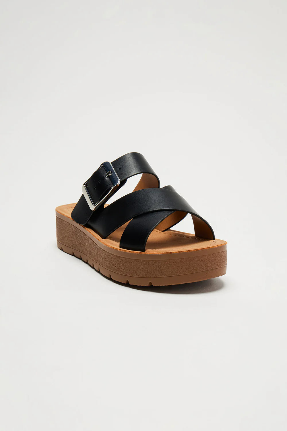 Black Platform Sandal