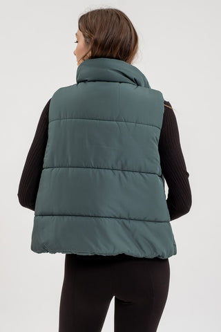 Zip Up Puffer Vest