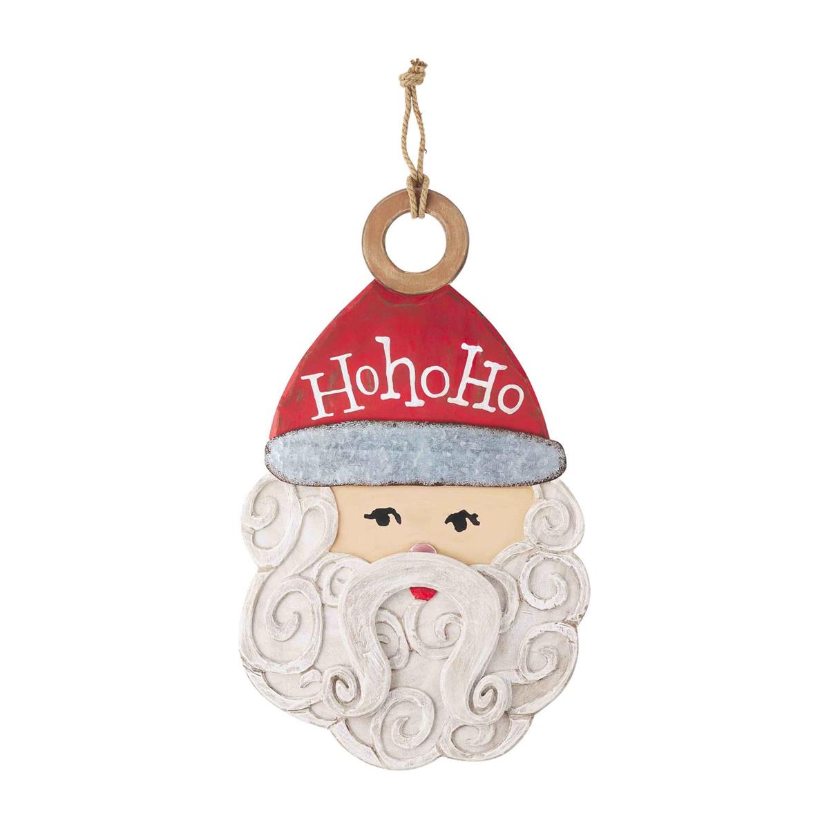 Santa Swirl Door Hanger