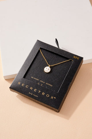 Secret Box Smile Pendant Necklace