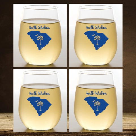 Shatterproof Stemless Wine Glasses 4pk