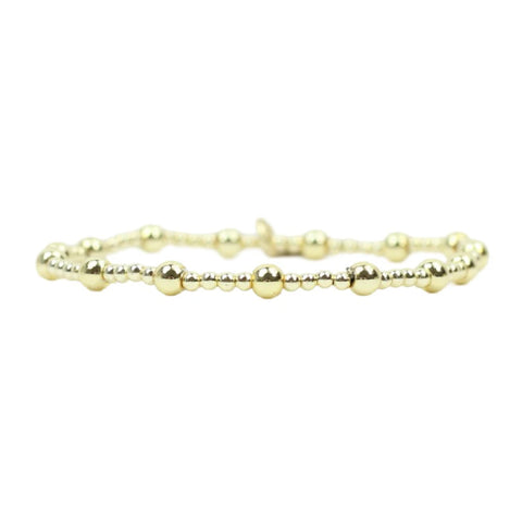 Gold Multi Stretch Bracelet