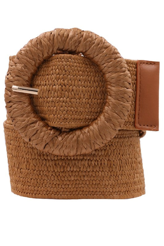 Straw Wrapped Circle Elastic Straw Belt