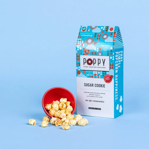 Poppy Popcorn Carton