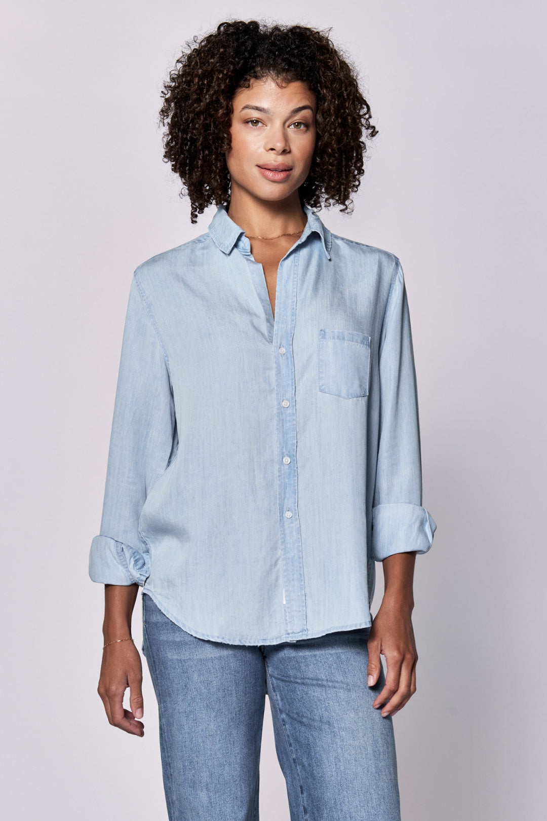 Galina Button Down Denim Shirt