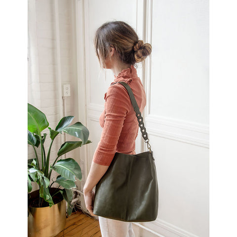 Tessa Convertible Hobo with Link Shoulder Strap