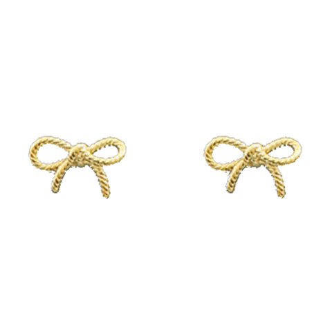 Textured Bow Studs