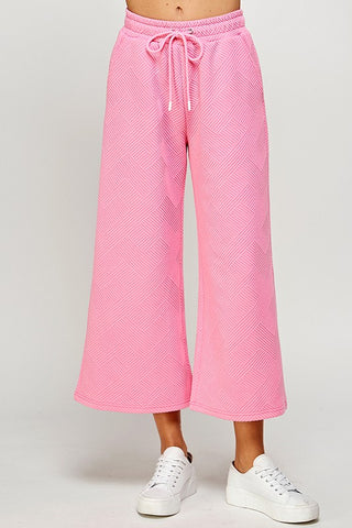 Textured Lounge Wear Pants