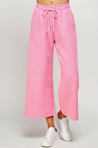 Textured Lounge Wear Pants