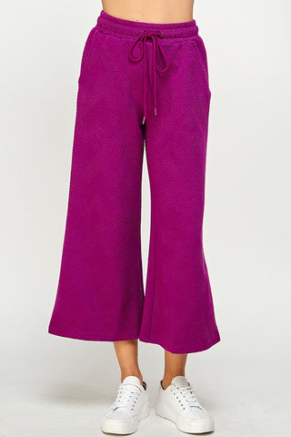 Textured Lounge Wear Pants