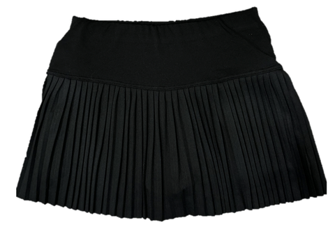 Tween Pleated Skort Black