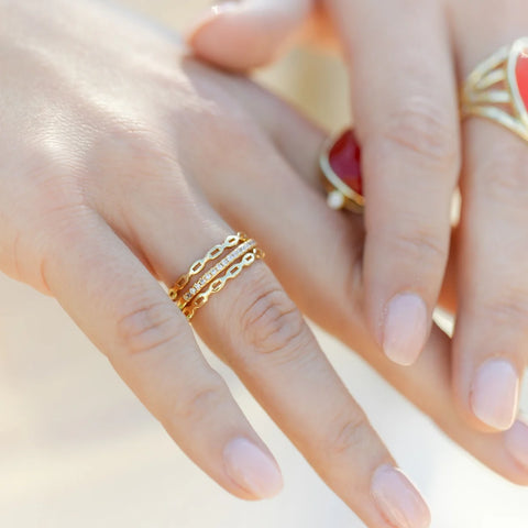 Ultra Delicate Pave Ring