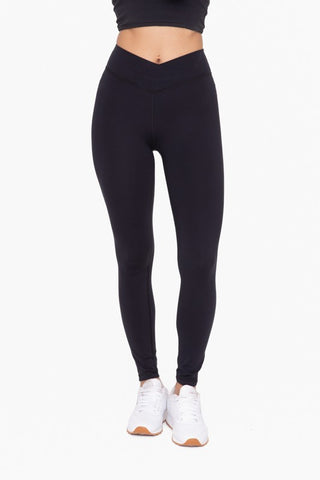 Venice Crossover Waist Leggings