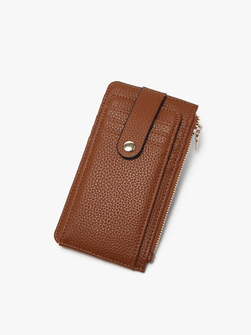 Mae Wallet w/ Snap Closure in Black