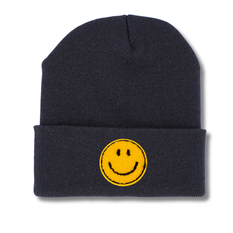 Kids Smiley Face Beanie