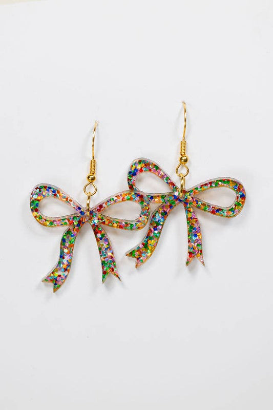 Confetti Bow Earrings