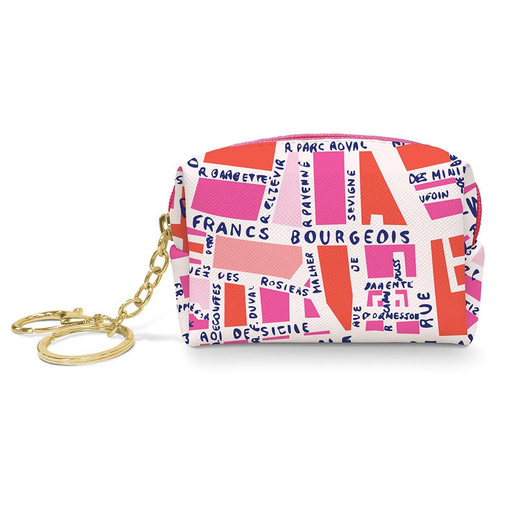 Rues de Paris Key Chain Pouch