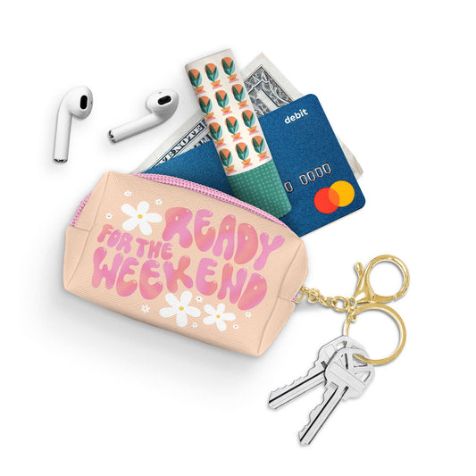 Ready for the Weekend Key Chain Pouch