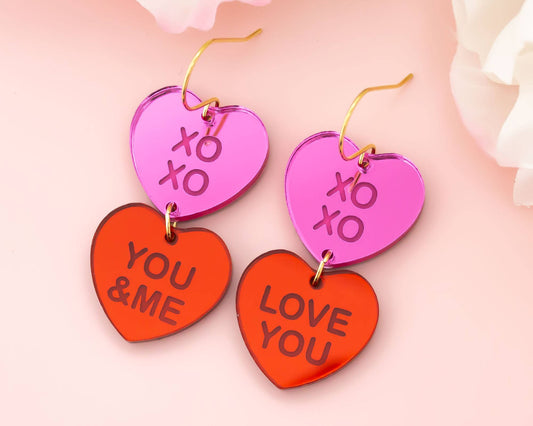 Conversation Heart Earrings