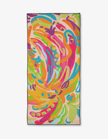 Florescence Beach Towel