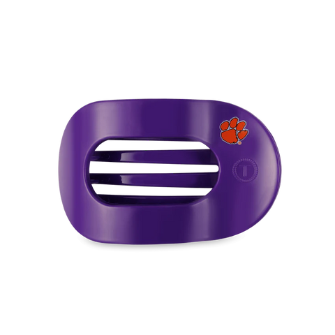 Clemson University Flat Round Hair Clip