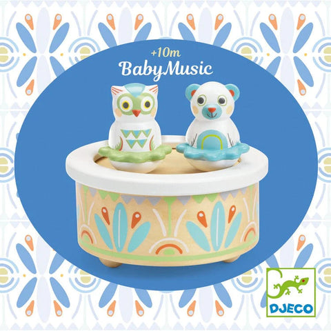 Baby White Music Box