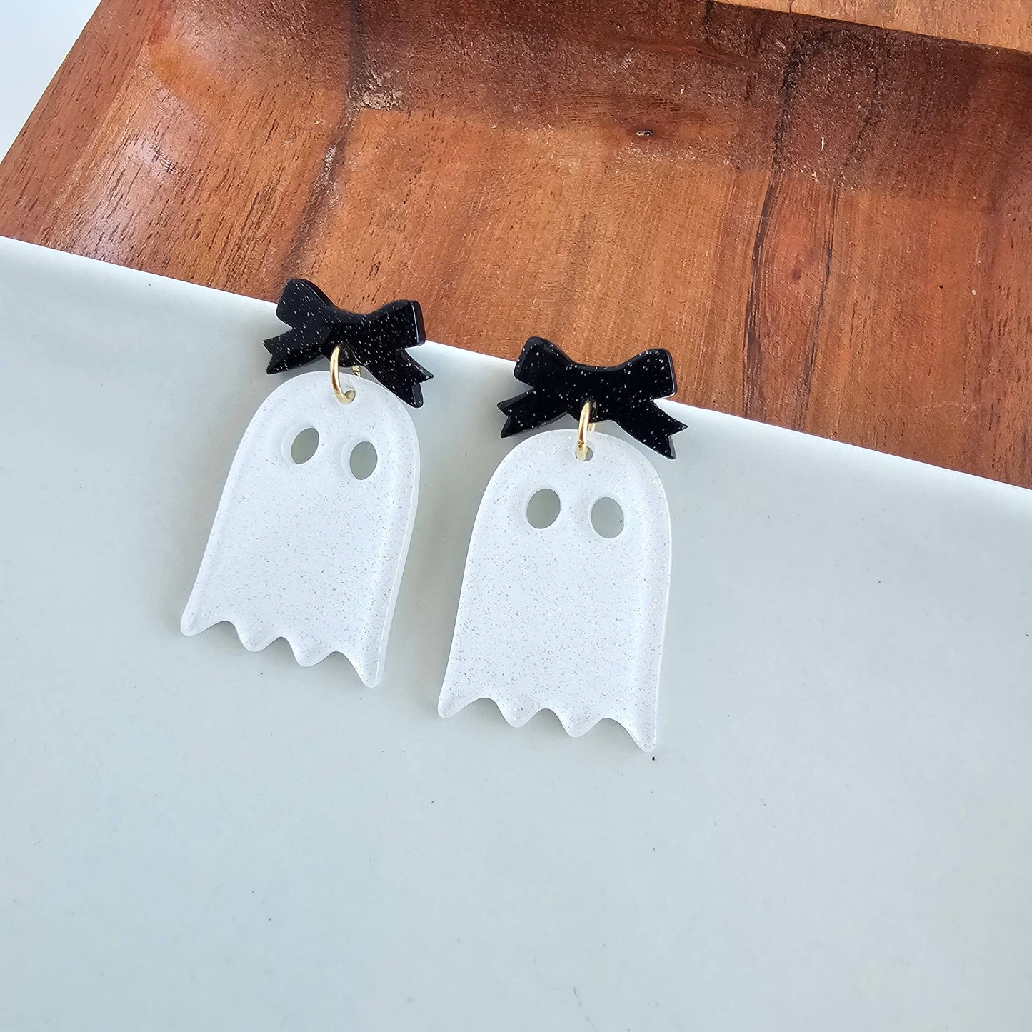 Bow Ghost Earrings