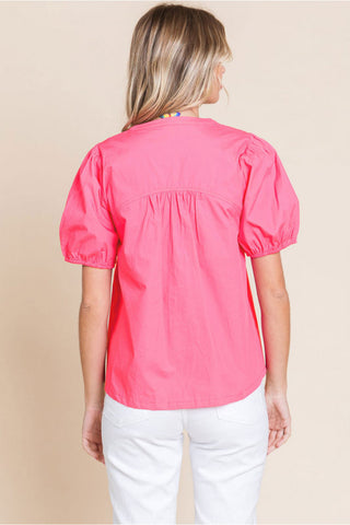 Addison Embroidered Top