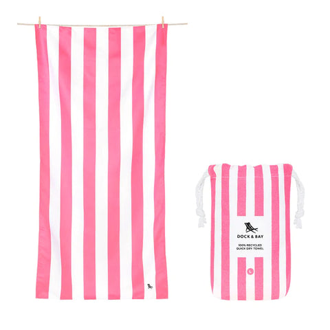 Quick Dry Towels - Cabana Phi Phi Pink