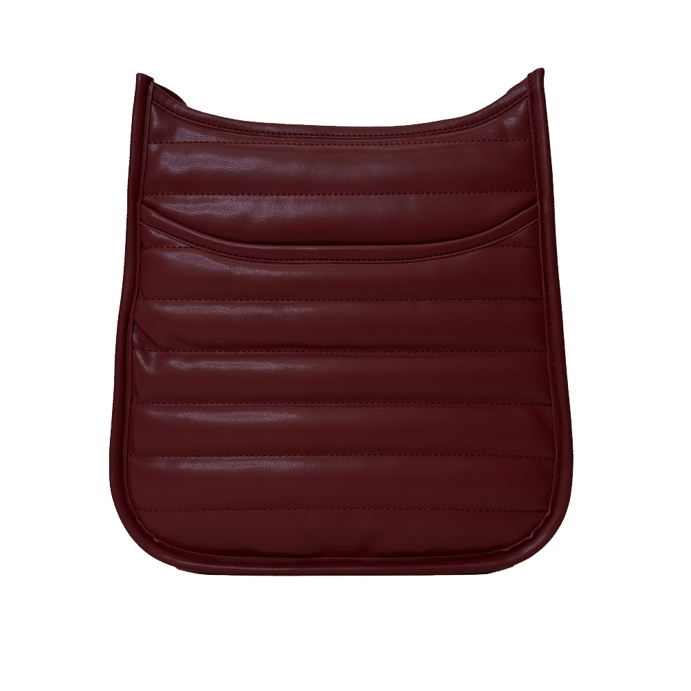 Sarah Quilted Faux Leather Messenger