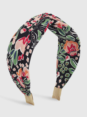 Botanical Print Twist Headband