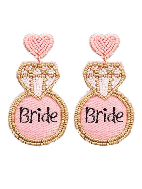 Bride Seed Bead Earrings