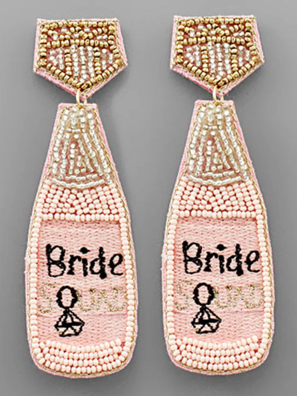 Bride Seed Bead Earrings