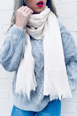 Super Soft Fringe Scarf