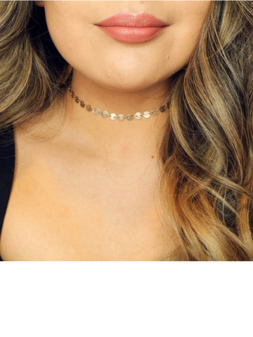 Dainty Disk Choker